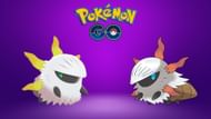 Larvesta and its Shiny (Image via TPC)